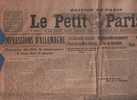 LE PETIT PARISIEN 27 01 1917 - VERDUN - CHARBON - D'AVOCOURT AU MORT HOMME - JAPON - Le Petit Parisien