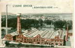 78 - CPA Illustrée Bonnières-sur-Seine - L'Usine Singer - Bonnieres Sur Seine