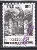Poliza  100 Pts Estado Español , Violeta Negro - Revenue Stamps