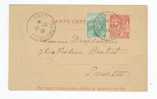 Orphelin N° 28 Sur Carte Lettre 10 C. Rouge De 1919 - Postmarks