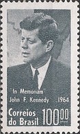 BRAZIL - IN MEMORIAN OF JOHN F. KENNEDY (1917-1963), NORTH-AMERICAN POLITICIAN 1964 - MNH - Kennedy (John F.)