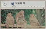 # TAIWAN 7012 Monkey 100 Landis&gyr -animal,singe,monkey-  Tres Bon Etat - Taiwan (Formose)