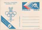 POLAND 1976-80 Cp 657 & 762  OLYMPIC GAMES In MONTREAL & MOSCOW Mint 2 Postcards - Neufs