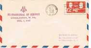 0989. Entero Postal Aereo CHARLESTON ( West Virginia) 1947. Re Inaugural Service - Cartas & Documentos