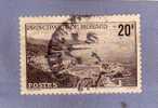 MONACO TIMBRE N° 263 OBLITERE VUE GENERALE DE LA PRINCIPAUTE 20F BRUN NOIR - Used Stamps