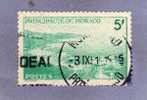 MONACO TIMBRE N° 310A OBLITERE VUE GENERALE DE LA PRINCIPAUTE 5F BLEU VERT - Used Stamps