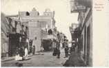 Suez Egypt, Kormar Street On C1900s Vintage Undivided Back Postcard - Suez