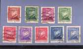 MONACO TIMBRE N° 225 A 233 OBLITERE PRINCE LOUIS II SERIE COMPLETE - Used Stamps