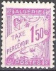 Algerie 1945 Michel Taxe 29 Neuf ** Cote (2005) 1.80 Euro Chiffre Sur Bande - Timbres-taxe