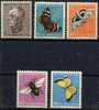 PAPILLONS - SUISSE / 1950 SERIE COMPLETE PRO JUVENTUTE ** / COTE 15.00 EURO - Neufs