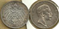 GERMANY 3 MARK EAGLE EMBLEM FRONT KING HEAD BACK 1912A AG SILVER KM? READ DESCRIPTION CAREFULLY !!! - Andere & Zonder Classificatie