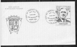 TERRES AUSTRALES Et ANTARCTIQUES Fses : 10ème Anniversaire De La Mort De DE GAULLE :cachet De "Kerguelen" - FDC