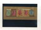 - ENSEMBLE DE TIMBRES DES INDES ANGLAISES SUR FRAGMENT  . REGNE DE GEORGE V - 1911-35 Roi Georges V