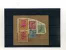 - ENSEMBLE DE TIMBRES DES INDES ANGLAISES SUR FRAGMENT  . REGNE DE GEORGE V - 1911-35 Roi Georges V