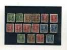 - CANADA . ENSEMBLE DE TIMBRES DE GEORGE V . 1935 - Gebraucht