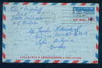 América >  Estados Unidos AEROGRAMME Postal Stationery 1961 To Bulgaria Bulgarien Bulgarie Bulgarije / Ae 112 - 1961-80