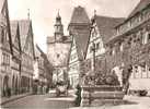 ROTHENBURG OB DER TAUBER Rödergasse Mit Markusturm 1958 ( Attelage Chevaux Pferd ) - Rothenburg O. D. Tauber