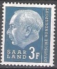 Saarland 1957 Michel 410 Neuf ** Cote (2011) 0.30 Euro Theodor Heuss - Nuevos