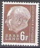 Saarland 1957 Michel 412 Neuf ** Cote (2011) 0.30 Euro Theodor Heuss - Unused Stamps
