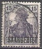 Sarre 1920 Michel 34 O Cote (2011) 0.80 Euro Type Germania Cachet Rond - Gebruikt