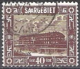 Sarre 1922 Michel 91 O Cote (2011) 0.80 Euro Faïencerie Mettlach Cachet Rond - Used Stamps