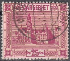 Sarre 1923 Michel 100 O Cote (2011) 0.60 Euro Mairie Saarbrücken Cachet Rond - Gebruikt