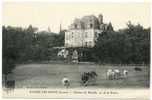 23 EVAUX Les BAINS Château De Budelle Vaches Dans La Prairie - Evaux Les Bains