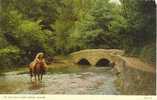 Britain United Kingdom - The Old Pack Horse Bridge, Dunster Real Photo Postcard [P656] - Sonstige & Ohne Zuordnung