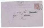 Entier Postal 10 C Monaco  Voyagée En 1891 - Postal Stationery