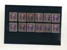 -  USA . VARIANTES DU 3 CENTS WASHINGTON 1922/32 - Used Stamps