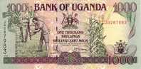 OUGANDA   1 000 Shillings  Emission De 1998   Pick 36b     ***** BILLET  NEUF ***** - Uganda