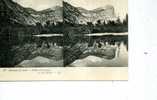 SERIE AMERIQUE DU NORD VALLEE YOSEMITE LE LAC MIROIR CARTE STEREO 1905 TOP N ° 18 - Yosemite