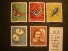 SUISSE  *  *  De  1956   "     Timbres  PRO  JUVENTUTE   "    5  Val. - Unused Stamps
