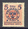 Sweden 1916 Mi. 101  5 Ö + 15 Ö Auf 12 Ö Für Den Landsturm (II) €45,- MH - Ongebruikt