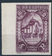 ES579SACFSDBH-LB160LTVIFAN.Spain.Espagne.PABELLON  DE PORTUGAL. UNION IBEROAMERICANA.1930 (Ed 579s*) Nuevo,con Charnela - Fantasie Vignetten