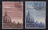 1953  Cupola Della Basilica Di S. Pietro  Sass PA 22-23 - Airmail