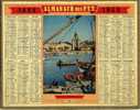 CALENDRIER - ALMANACH DES POSTES ET DES TELEGRAPHES 1953 - LA ROCHELLES - Carte De La SARTHE - Grand Format : 1941-60