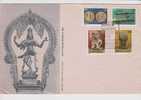India+fdc-1978- Four Different Museums Of India-( Picture Of Natraja 16 Th Century)-archeology, Elephant, Coin, Etc - Museos