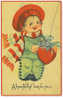 VALENTINE GREETING Cute CHUBBY LITTLE BOY A Heart Full Of Love 1923 - Valentine's Day