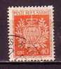 Y8275 - SAN MARINO Ss N°281 - SAINT-MARIN Yv N°261 - Used Stamps