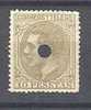 ESTGF209-L3527.Spain .Espagne.ALFONSO  Xll.TELEGRAFOS. 1879  (Ed 209T).sin  Goma.LUJO - Telegraph