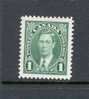 Canada: 1937/38   KGVI    SG357   1c       MH - Neufs