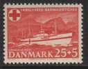 Denmark, Scott # B19 MNH Ship, Red Cross, 1951 - Neufs