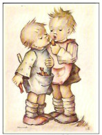 HUMMEL-KUNSTLER-ILLUSTRATOR-ENFANTS DEGUSTANT DES BONBONS N°14263 - Hummel