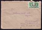 1952 I.L.Caragiale Overprint Stamp,55bani/11lei On Cover Sent To Mail. - Lettres & Documents