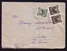 Registred Cover Label Registred ORASUL STALIN 1951 Nice Franking Coat Of Arms 3 Stamps. - Briefe U. Dokumente