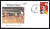 Hand-Ball 2000 European Campionship Match;Germania-Ungaria,co Ver Obliteration Stamps Concordante ! - Handball