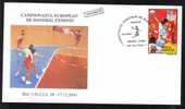 Hand-Ball 2000 European Campionship Match;Franta-Russia,cover Obliteration Stamps Concordante ! - Hand-Ball