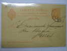 ESPANA  ESPAGNE  ENTIER POSTAL    TARJETA   1904 - 1850-1931