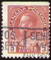 Pays :  84,1 (Canada : Dominion)  Yvert Et Tellier N° :   111-1 (o) Du Carnet - Single Stamps